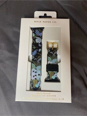 Rifle Paper Co. Floral Apple Watch Band 38/40/41mm New in Box